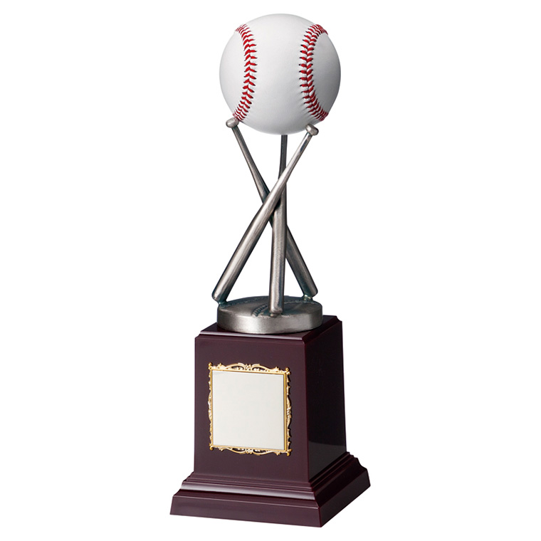 表彰記念トロフィー 野球専用表彰記念トロフィー ボール飾りトロフィー  