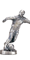 サッカーブロンズ人形