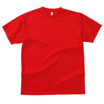 吸汗性と速乾性に優れたポリエステルメッシュ素材を使用したドライTシャツ
